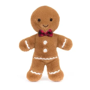 Jellycat Jolly Gingerbread Fred - Soft Christmas Plush Toy
