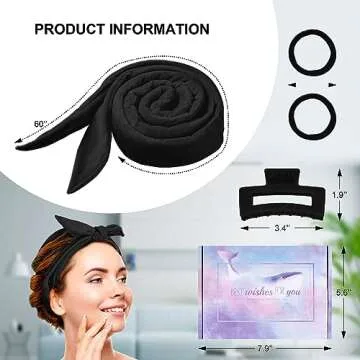 CORATED Heatless Hair Styling Kit - Curling Rod Headband and Rollers for Overnight Curls on Long and Medium Hair