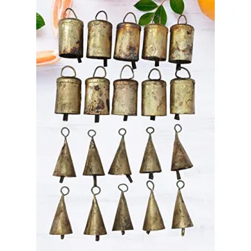 Mango Gifts Vintage Cow Bells for Crafts and Holiday Decor