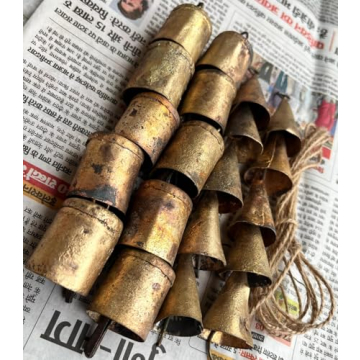 Mango Gifts Vintage Cow Bells for Crafts and Holiday Decor