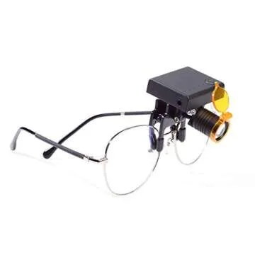 NSKI 3W Headlamp with Optical Filter for Loupes Clip-on Type
