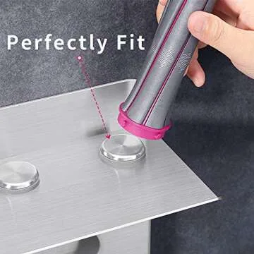 Organize Your Hair Styling Tools: LandHope Hair Dryer Holder for Dyson - Wall Mounted 2 in 1 Storage...