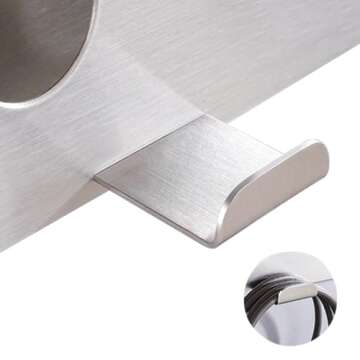 Hair Dryer Holder for Dyson Accessories - 2-in-1 Storage