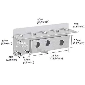 Hair Dryer Holder for Dyson Accessories - 2-in-1 Storage