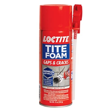 Loctite Tite Foam Gaps & Cracks Spray Foam Sealant - Expanding Foam Insulation - 12 fl oz Can