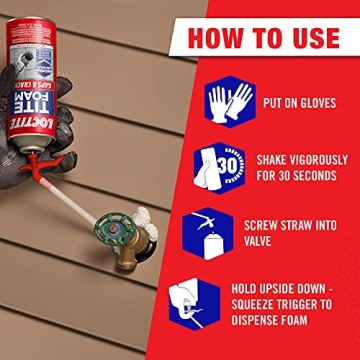 Loctite Tite Foam Sealant for Gaps and Cracks - 12 fl oz
