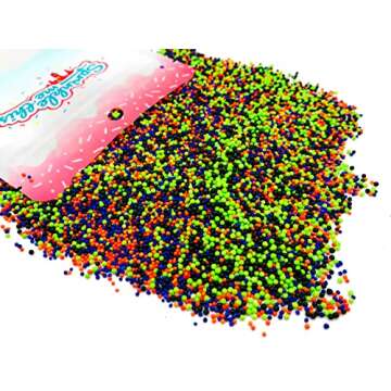 Halloween Party Edible Decorations Sprinkle Blends - A Spooky 4 Ounce Variety (The Nightmare Mix)