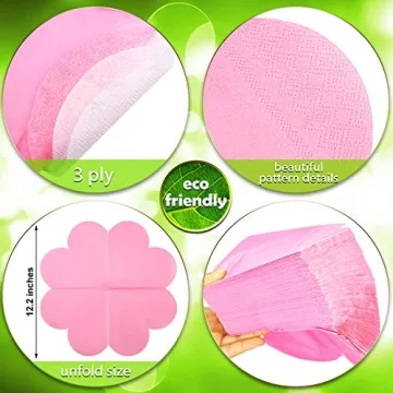 Heart-Shaped Paper Napkins for Celebrations and Decor