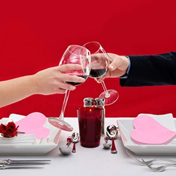 Heart-Shaped Paper Napkins for Celebrations and Decor