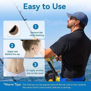 Taoscare Motion Sickness Patches for Travel Relief