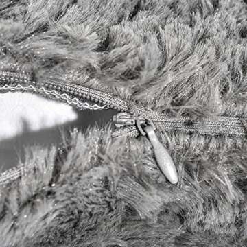 YUSOKI Faux Fur Pillow Covers - Set of 2