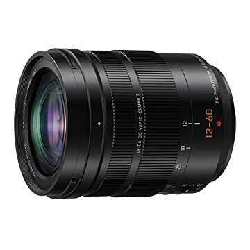 Panasonic LUMIX Professional 12-60mm Camera Lens, Leica DG Vario-ELMARIT, F2.8-4.0 ASPH, Dual I.S. 2...