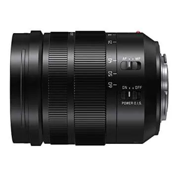 Panasonic LUMIX Professional 12-60mm Camera Lens, Leica DG Vario-ELMARIT, F2.8-4.0 ASPH, Dual I.S. 2.0 with Power O.I.S, Mirrorless Micro Four Thirds, H-ES12060 (Black)