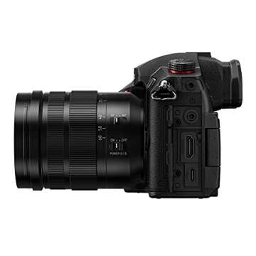 Panasonic LUMIX Professional 12-60mm Camera Lens, Leica DG Vario-ELMARIT, F2.8-4.0 ASPH, Dual I.S. 2.0 with Power O.I.S, Mirrorless Micro Four Thirds, H-ES12060 (Black)