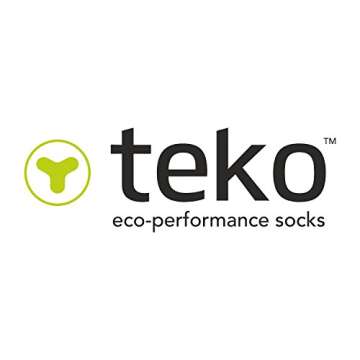 Teko SIN3RGI Organic Merino Wool Midweight Casual, Walking and Hiking Socks for Men and Women, Charcoal, Small