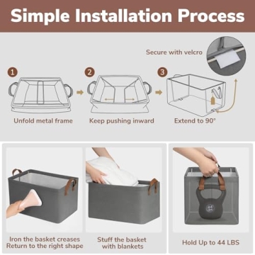 CHICVITA Storage Baskets for Stylish Organization and Storage