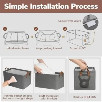 CHICVITA Storage Baskets for Stylish Organization and Storage