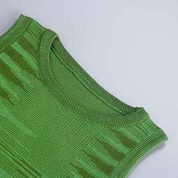 Awoscut Women's Sleeveless Tie Dye Crop Tank Top