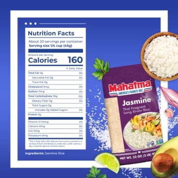 Mahatma Jasmine Rice 2lb Aromatic Flavorful Rice