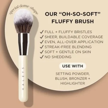 Premium Vegan Powder Brush for Flawless Makeup
