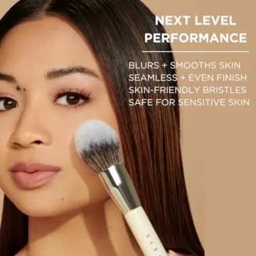 Premium Vegan Powder Brush for Flawless Makeup