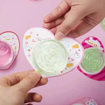 JOYIN Valentine Slime Packs for Kids - 24 Maze Boxes