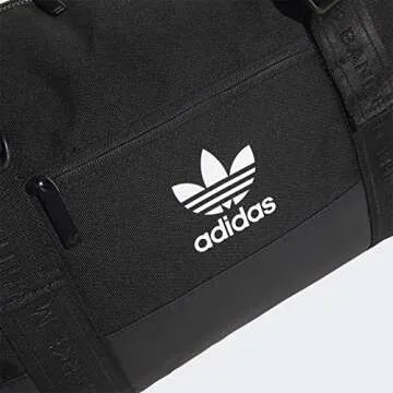 adidas Originals Weekender Duffel Bag, Black, One Size