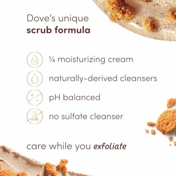 Dove Brown Sugar Coconut Butter Scrub Silky Smooth Skin
