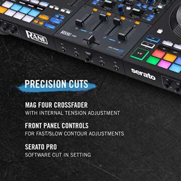 RANE FOUR Advanced 4 Channel Stems DJ Controller - Cutting Edge Performance