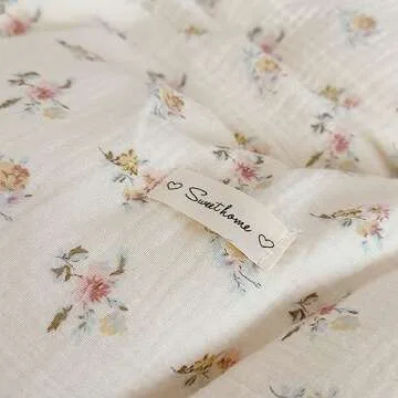 BuLuTu Large Toddler Cotton Blanket - Floral Design