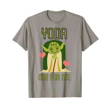 Star Wars Yoda One For Me Cute Valentine's Day Disney+ T-Shirt