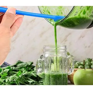 Long Handle Silicone Jar Spatula - Perfect Kitchen Tool