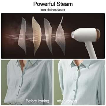 Compact Bear Travel Steamer for Quick Wrinkle Removal