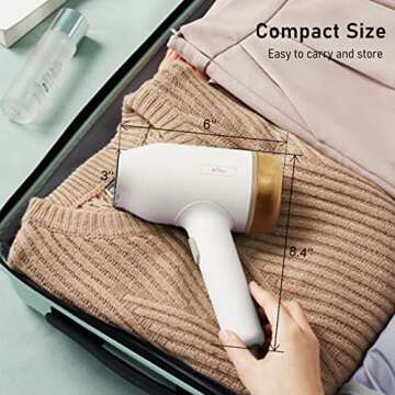 Compact Bear Travel Steamer for Quick Wrinkle Removal