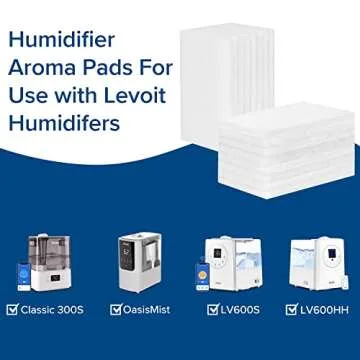 LEVOIT Aroma Pads for Humidifier - 16 Pack Replacement