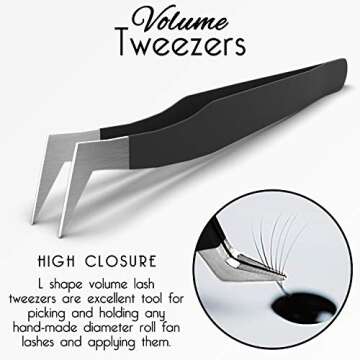 SIVOTE Lash Tweezers - Precision for Perfect Lashes