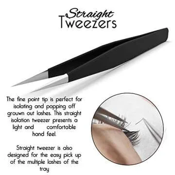SIVOTE Lash Tweezers - Precision for Perfect Lashes