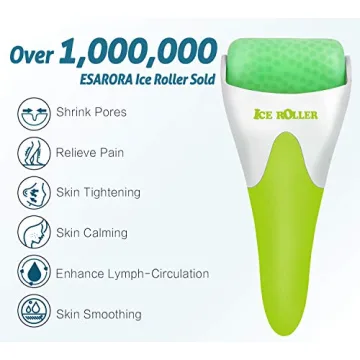 ESARORA Ice Roller for Face & Eye, Puffiness, Migraine, Pain Relief and Minor Injury, Skin Care Products