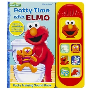 Sesame Street Potty Time with Elmo Sound Book for Fun Potty Training