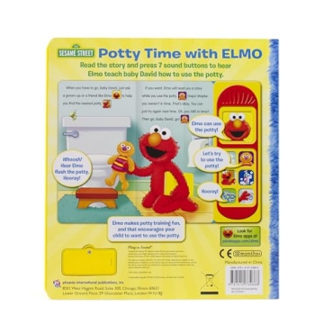 Potty Time with Elmo Interactive Sound Book for Kids