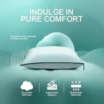 Marlow Adjustable Memory Foam Pillow by Brooklinen - Provides Back and Neck Pain Relief - Ideal Back, Stomach and Side Sleeper Pillow - Cooling-Infused Pillow - King Size