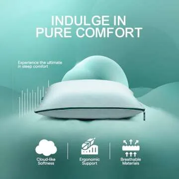 Marlow Adjustable Memory Foam Pillow by Brooklinen - Provides Back and Neck Pain Relief - Ideal Back, Stomach and Side Sleeper Pillow - Cooling-Infused Pillow - King Size