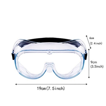 YunTuo Safety Goggles - Adjustable, Lightweight Eye Protection