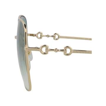 Gucci Stylish Square-Frame Metal Sunglasses Online