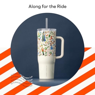 Nutcracker Ballet Tumbler 40 oz - Insulated & Festive