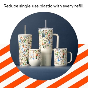 Nutcracker Ballet Tumbler 40 oz - Insulated & Festive