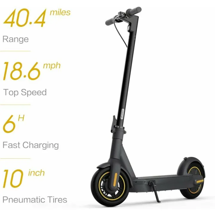 Segway Ninebot MAX Scooter - Foldable, High Speed, Long Range