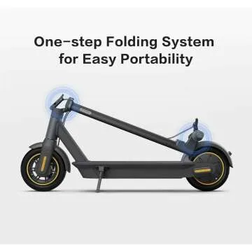 Segway Ninebot MAX Scooter - Foldable, High Speed, Long Range