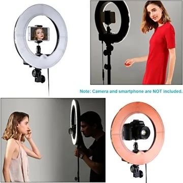 Neewer RL-12 LED Ring Light Kit for YouTube and Makeup Videos