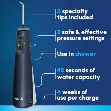 Waterpik Cordless Pulse Water Flosser - Portable & Waterproof
